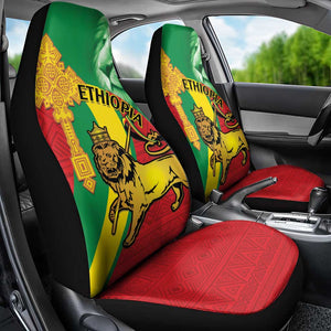 Ethiopia National Day Car Seat Cover Ethiopia Lion of Judah African Pattern