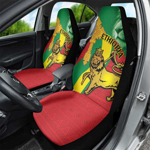 Ethiopia National Day Car Seat Cover Ethiopia Lion of Judah African Pattern