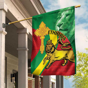 Ethiopia National Day Garden Flag Ethiopia Lion of Judah African Pattern