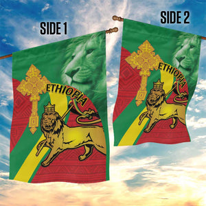 Ethiopia National Day Garden Flag Ethiopia Lion of Judah African Pattern