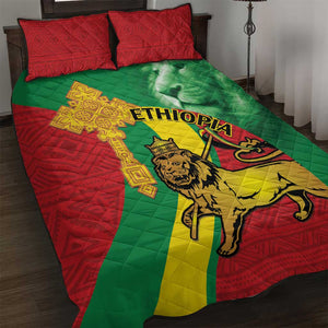 Ethiopia National Day Quilt Bed Set Ethiopia Lion of Judah African Pattern