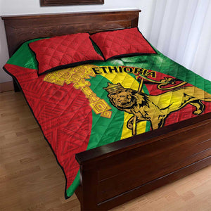 Ethiopia National Day Quilt Bed Set Ethiopia Lion of Judah African Pattern