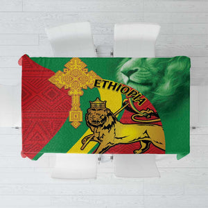 Ethiopia National Day Tablecloth Ethiopia Lion of Judah African Pattern