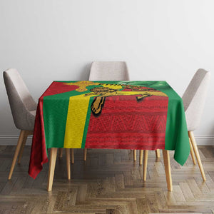 Ethiopia National Day Tablecloth Ethiopia Lion of Judah African Pattern