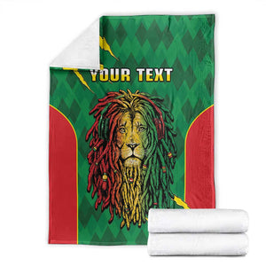 Personalised Ethiopia Blanket Men's Dreadlock Rasta Lion Headphones