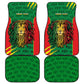 Personalised Ethiopia Car Mats Men's Dreadlock Rasta Lion Headphones