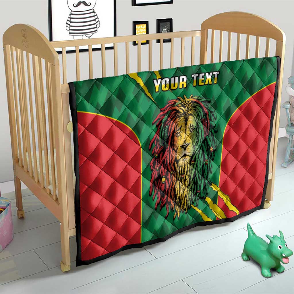 Personalised Ethiopia Quilt Men's Dreadlock Rasta Lion Headphones