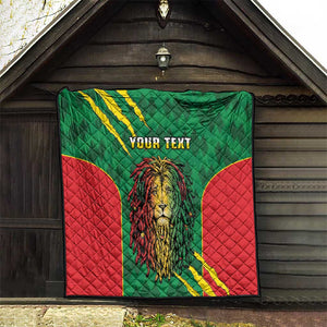 Personalised Ethiopia Quilt Men's Dreadlock Rasta Lion Headphones