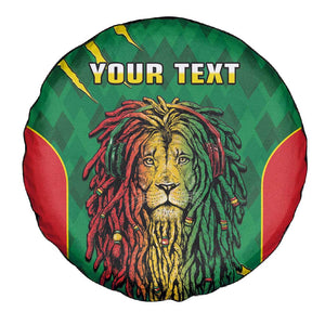 Personalised Ethiopia Spare Tire Cover Men's Dreadlock Rasta Lion Headphones