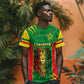Personalised Ethiopia T shirt Men's Dreadlock Rasta Lion Headphones