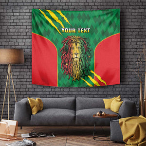 Personalised Ethiopia Tapestry Men's Dreadlock Rasta Lion Headphones