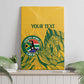 Custom South Africa Cricket Canvas Wall Art 2024 African Pattern Go Proteas