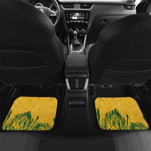 Custom South Africa Cricket Car Mats 2024 African Pattern Go Proteas