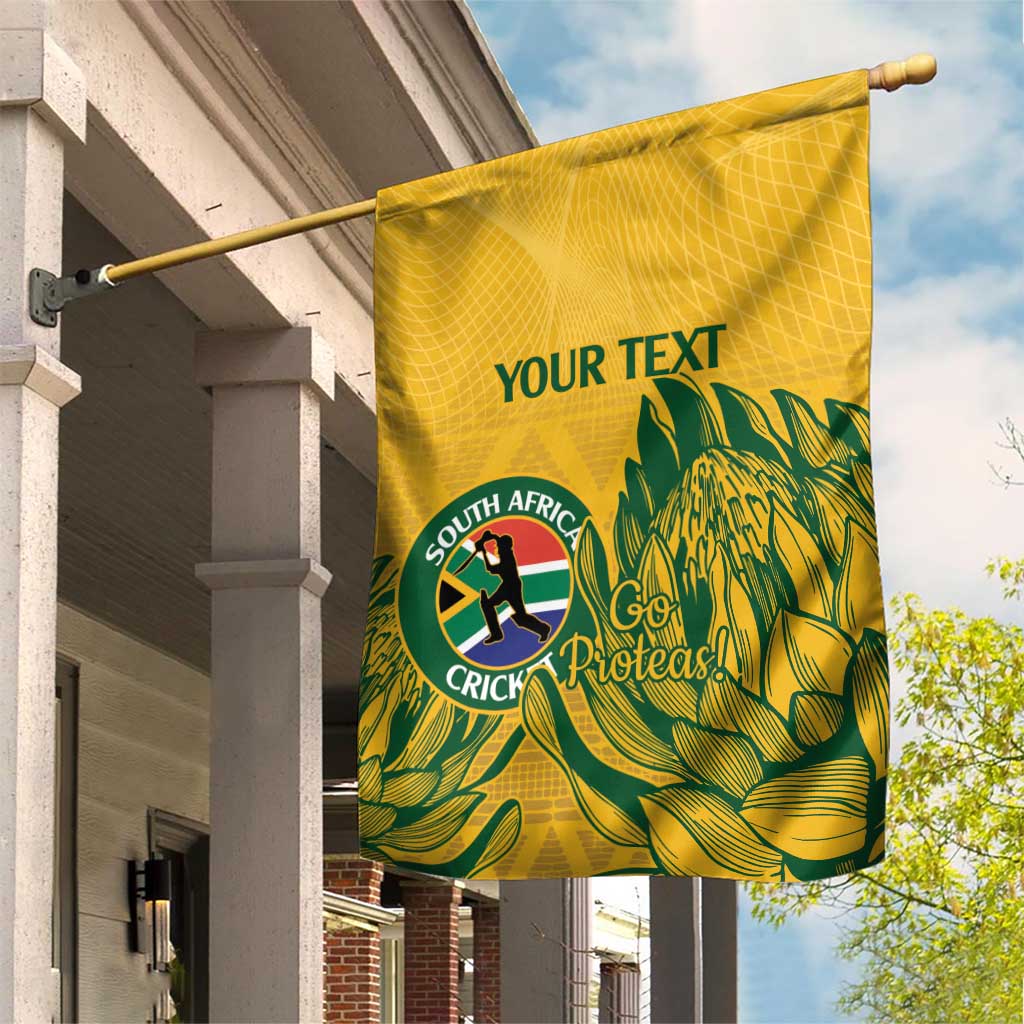 Custom South Africa Cricket Garden Flag 2024 African Pattern Go Proteas