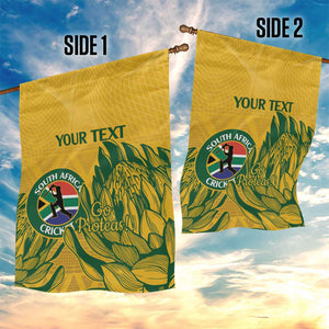 Custom South Africa Cricket Garden Flag 2024 African Pattern Go Proteas