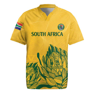 Custom South Africa Cricket Rugby Jersey 2024 African Pattern Go Proteas