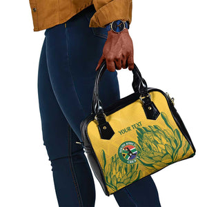 Custom South Africa Cricket Shoulder Handbag 2024 African Pattern Go Proteas