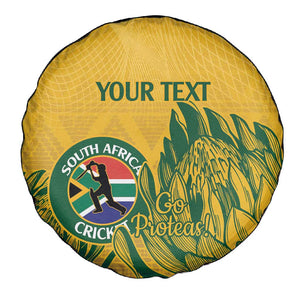 Custom South Africa Cricket Spare Tire Cover 2024 African Pattern Go Proteas