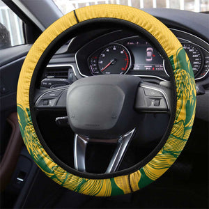 South Africa Cricket Steering Wheel Cover 2024 African Pattern Go Proteas