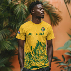 Custom South Africa Cricket T shirt 2024 African Pattern Go Proteas