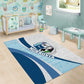 Afro Liberia Monrovia Capital Area Rug African Pattern Curves Style