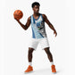 Afro Liberia Monrovia Capital Basketball Jersey African Pattern Curves Style LT14