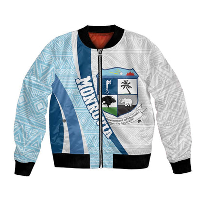 Afro Liberia Monrovia Capital Bomber Jacket African Pattern Curves Style