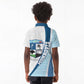 Afro Liberia Monrovia Capital Kid Polo Shirt African Pattern Curves Style