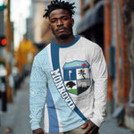 Afro Liberia Monrovia Capital Long Sleeve Shirt African Pattern Curves Style