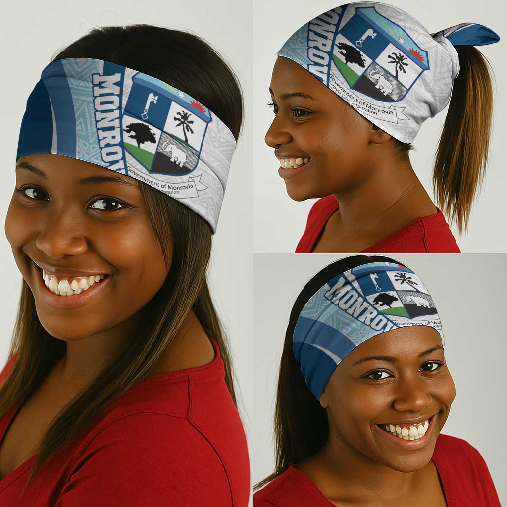 Afro Liberia Monrovia Capital Neck Gaiter African Pattern Curves Style LT14