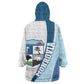 Afro Liberia Monrovia Capital Wearable Blanket Hoodie African Pattern Curves Style