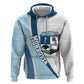 Afro Liberia Monrovia Capital Zip Hoodie African Pattern Curves Style