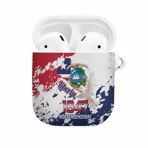 Liberia 1847 Independence Day AirPods Case Coat Of Arms Grunge Style