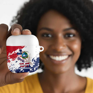 Liberia 1847 Independence Day AirPods Case Coat Of Arms Grunge Style