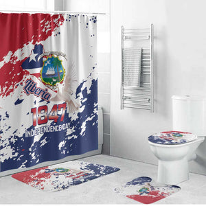 Liberia 1847 Independence Day Bathroom Set Coat Of Arms Grunge Style