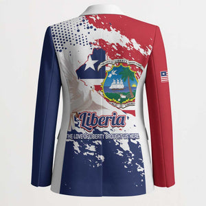 Liberia 1847 Independence Day Blazer Coat Of Arms Grunge Style