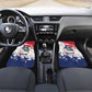Afro Liberia 1847 Independence Day Car Mats Coat Of Arms Grunge Style