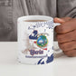 Liberia 1847 Independence Day Ceramic Mug Coat Of Arms Grunge Style