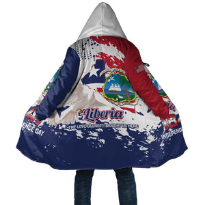 Liberia 1847 Independence Day Cloak Coat Of Arms Grunge Style