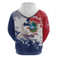 Afro Liberia 1847 Independence Day Hoodie Coat Of Arms Grunge Style