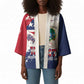 Liberia 1847 Independence Day Kimono Coat Of Arms Grunge Style