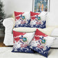 Liberia 1847 Independence Day Pillow Cover Coat Of Arms Grunge Style
