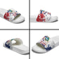 Liberia 1847 Independence Day Slide Sandals Coat Of Arms Grunge Style