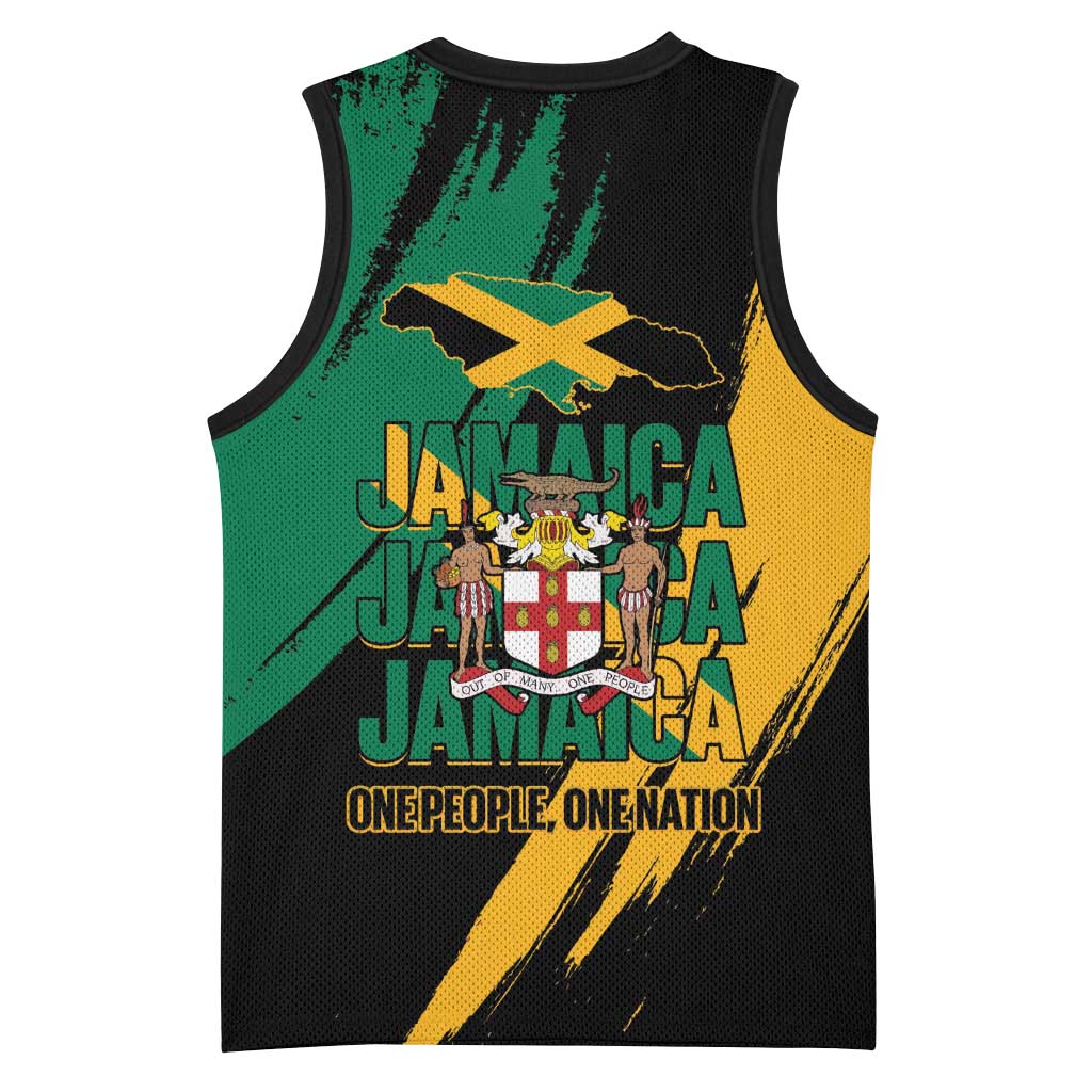 Jumieka Independence Day Basketball Jersey Jamaica One People, One Nation LT14