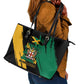 Jumieka Independence Day Leather Tote Bag Jamaica One People, One Nation