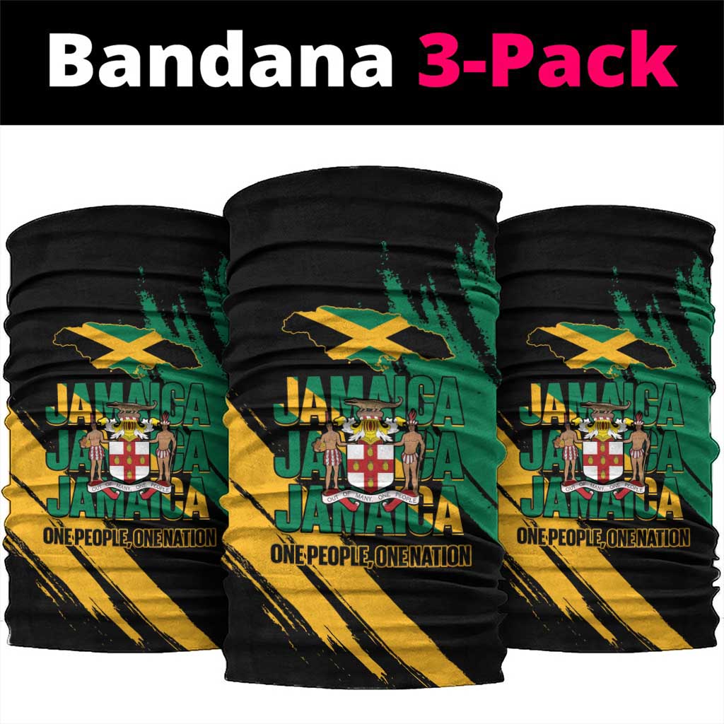 Jumieka Independence Day Neck Gaiter Jamaica One People, One Nation LT14