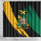 Jumieka Independence Day Shower Curtain Jamaica One People, One Nation