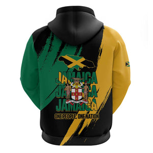 Jumieka Independence Day Zip Hoodie Jamaica One People, One Nation