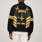 Jumieka Independence Day Bomber Jacket Out Of Many, One People Gold Color
