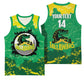 Custom Afro Jamaica Cricket Basketball Jersey Go Champions Tallawahs Grunge Style LT14